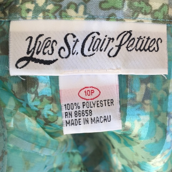 Vintage Sheer Floral Blouse - Picture 6 of 6